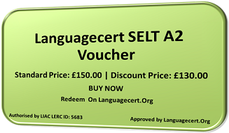 Languagecert International Esol-Selt A2 Voucher. Valid For 6 Months on Languagecert.Org | Buy Now!